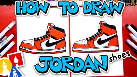 simple drawing of jordans